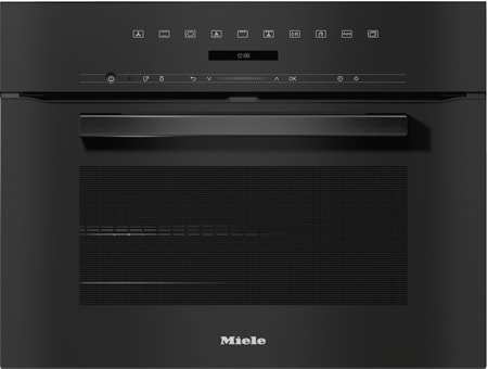 H 7244 BP Kompakt-Backofen Obsidianschwarz