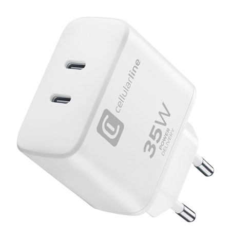 Dual Port Travel Charger 35W White (60125)