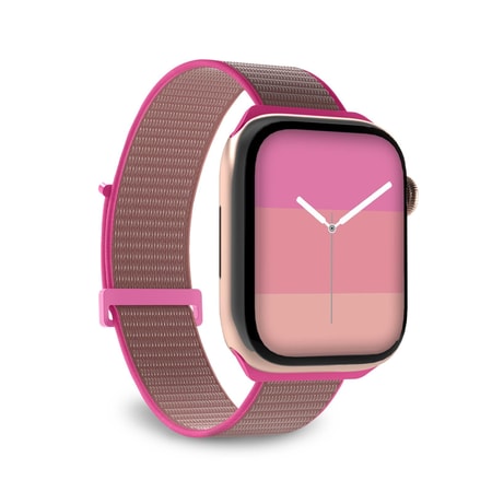 Uhrenarmband für Apple Watch 38/40/41 mm mit Klettverschluss, Rosa (CMAWATCHB40NP)