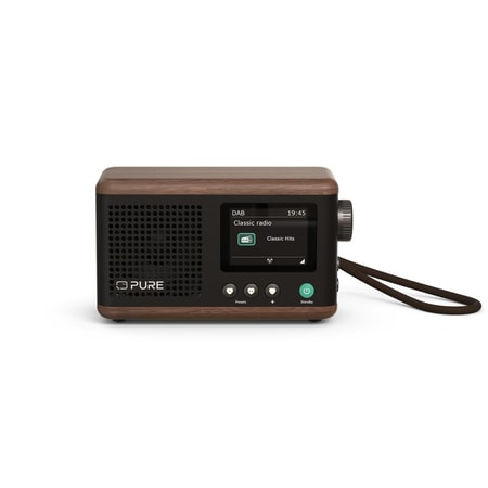 DAB+ Radio Classic Mini schwarz/walnuss