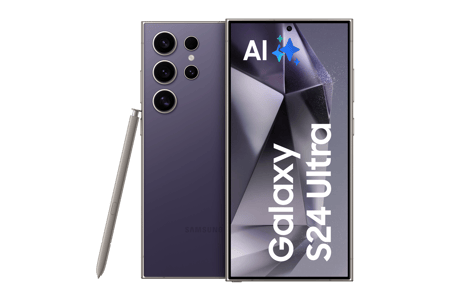 Galaxy S24 Ultra 256GB 5G Titanium Violet Smartphone