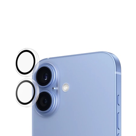 PanzerGlass Hoops Transparent Kameraschutz iPhone 16 | 16 Plus