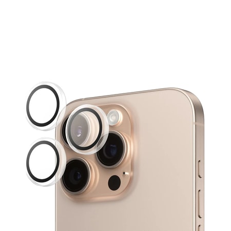 PanzerGlass Hoops Transparent Kameraschutz iPhone 16 Pro | 16 Pro Max