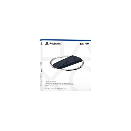 Vertikaler Standfuß für PlayStation 5 Slim, Schwarz / Chrom
