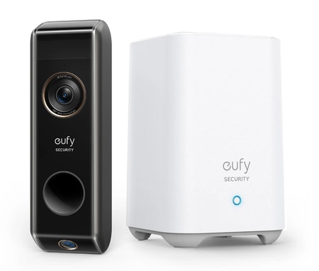 Video Türklingel Doorbell Dual Cam 2K Pro batteriebetrieben inkl. HomeBase 2 schwarz