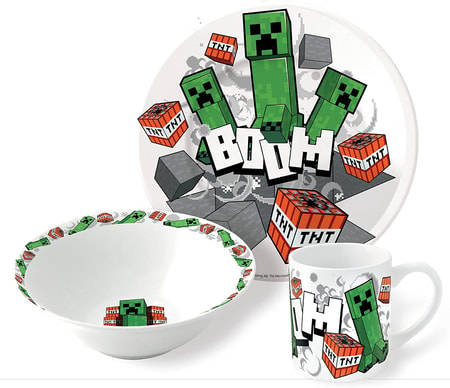 Minecraft Boom Frühstücksset
