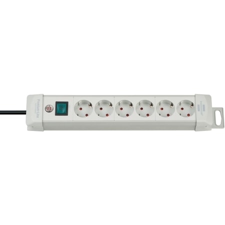 Premium-Line Steckdosenleiste 6-fach lichtgrau 3m H05VV-F 3G1,5