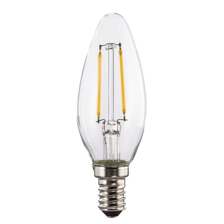LED-Filament E14, 806lm ersetzt 60W, Kerzenlampe, Warmweiß 00112822