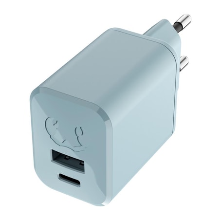 USB-C+A Mini Charger PD 45W, Dusky Blue (00220549)