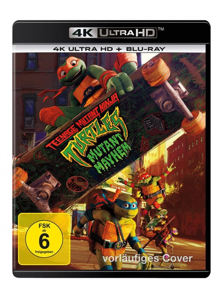 Animation & Kinderfilme Teenage Mutant Ninja Turtles: Mutant Mayhem (4K Ultra HD) (+ Blu-ray)