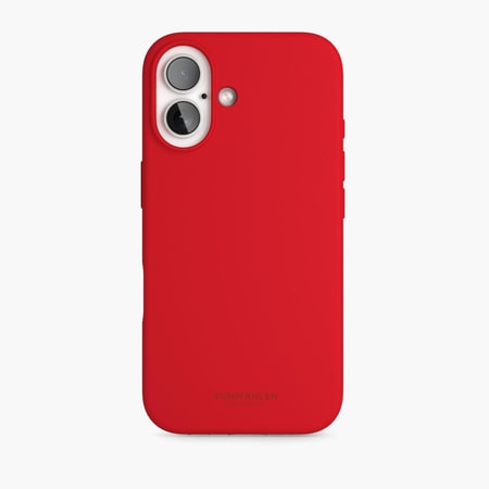 Soft Silicone Case - Schutzhülle aus Silikon, MagSafe kompatibel iPhone 16, Cherry Blossom Handyhülle