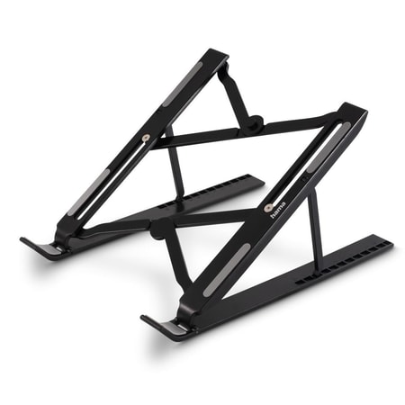Laptop-Stand "Light", 12-stufig neigbar, faltbar, bis 40 cm (15,6"), SW