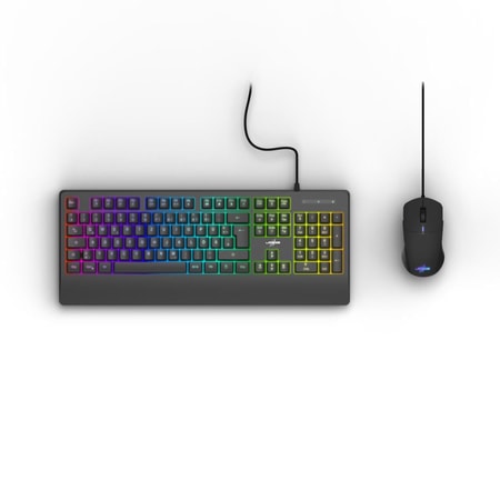 Gaming-Set "Koop 320 2in1", Gaming-Tastatur + Gaming-Maus, RGB, QWERTZ DE (00217895)