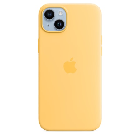 iPhone 14 Plus Silikon Case mit MagSafe - Sonnenlicht Handyhülle