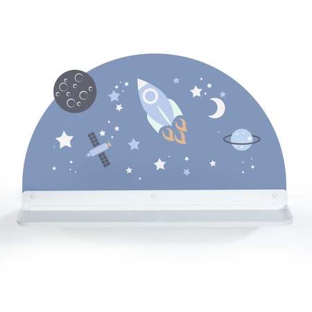 Regal für Hörspielbox, Hörspielfiguren (z.B. Tonie®), magnetisch, Weiß (00132440)