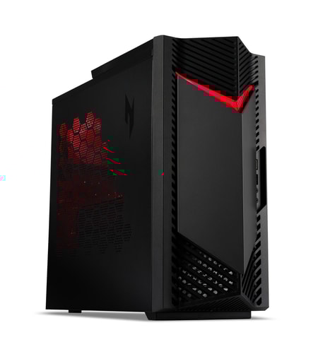 Gaming-PC Nitro 50 (N50-656), Schwarz, Intel Core i5-14400F, 16 GB, 512 GB M.2 SSD, RTX 4060