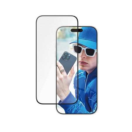 PanzerGlass Ceramic Displayschutz iPhone 16 Pro | Ultra-Wide Fit