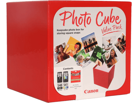 PG-540/CL-541+PP-201 Photo Cube, Tinte+Fototpapier (2) BLK-COL (5225B012)