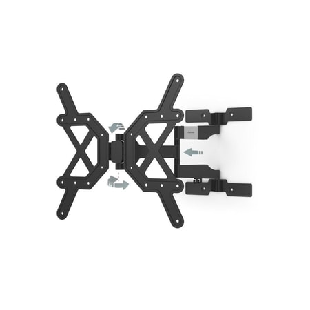 TV-Wandhalterung 179050 FULLMOTION Ultraslim, Schwarz
