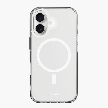 Transparent Case - Schutzhülle, MagSafe kompatibel iPhone 16 Plus, Weiß Handyhülle