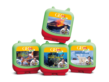 Geolino Mini- Set – bestehend aus 4 Clever Tonies