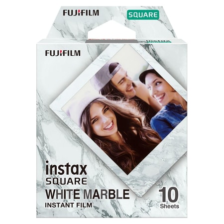 instax Square Film white marble