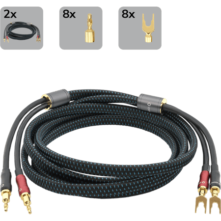 TRANSFORM DUAL-PLUG schwarz 3m