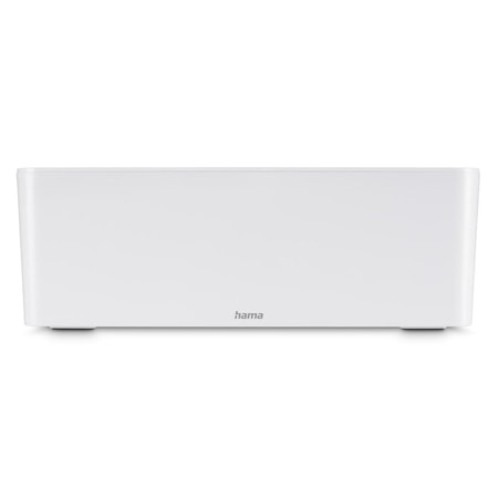 Kabelbox "Maxi", integr. Kabelführung im Deckel, 40,0x15,5x13,8 cm, Weiß (00221013)