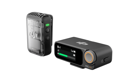 Mic 2 (1 Sender + 1 Empfänger + Ladecase ) kabelloses Mikrofon mit intelligenter Rauschunterdrückung