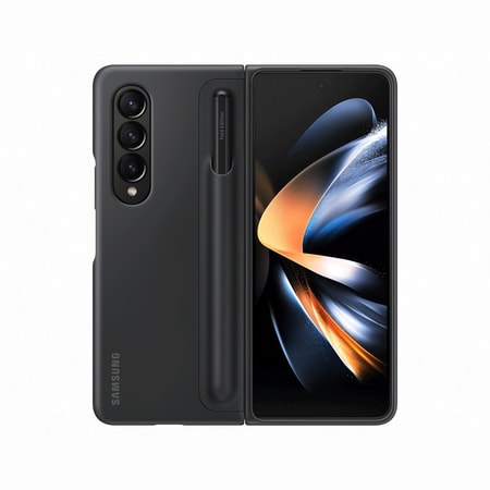 Galaxy Z Fold4 Standing Cover mit Pen schwarz Handyhülle