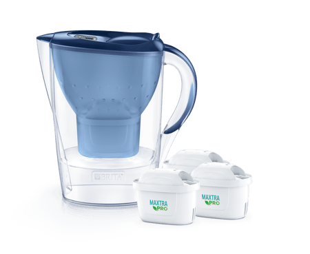 Marella blau (2,4l) inkl. 3 MAXTRA PRO All-in-1 Kartusche Wasserfilter