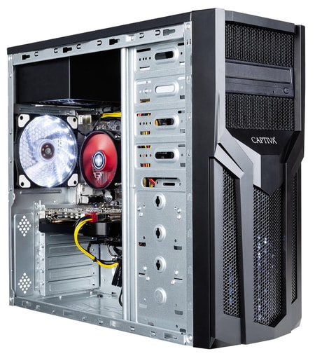 Gaming-PC Advanced Gaming R52-681, Schwarz, AMD Ryzen 5 3600X, 16GB, 480GB SSD +1TB HDD, GTX 1660 SUPER