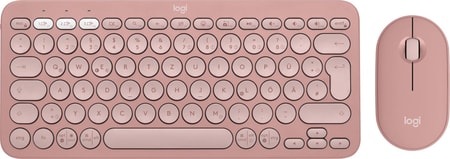 Pebble 2 Combo Maus-Tastatur-Set, Pink