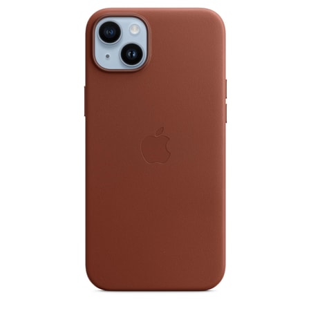iPhone 14 Plus Leder Case mit MagSafe - Umber Handyhülle