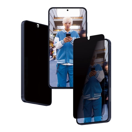 ScreenPro Schutzglas mit Sichtschutz für Samsung Galaxy S24, Ultra-Wide Fit