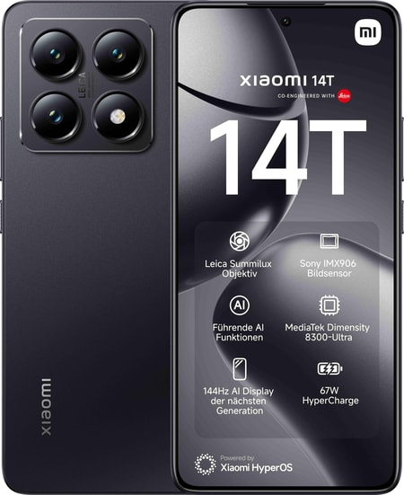 14T 12GB + 256GB Titan Black Smartphone