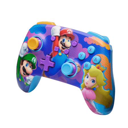 Verbesserter kabelloser Controller für Nintendo Switch, Farbspritzer-Helden