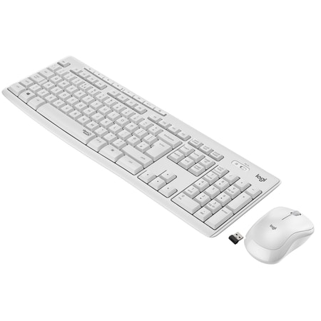 MK295 Silent Wireless Combo weiß Maus-Tastatur-Set
