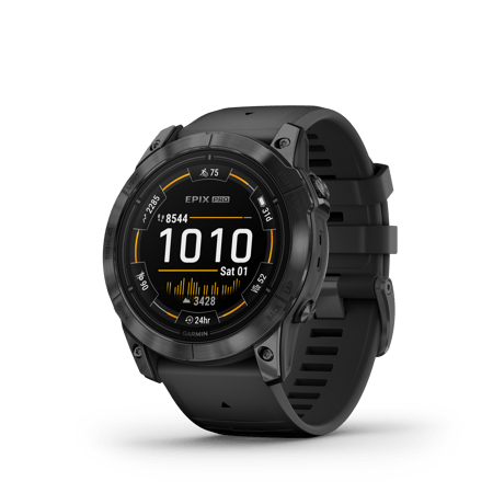 epix Pro (Gen 2) - Standard Edition | 51mm, Schwarz/Schiefergrau mit QuickFit-Silikon-Armband 26 mm Smartwatch
