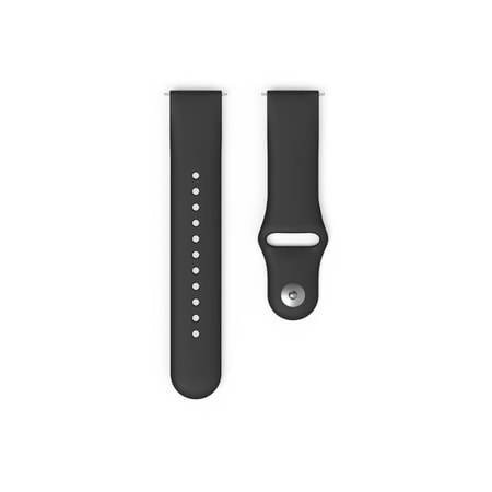 Silikon-Wechselarmband für Fitbit Versa 2 / Versa / Versa Lite, schwarz, universal