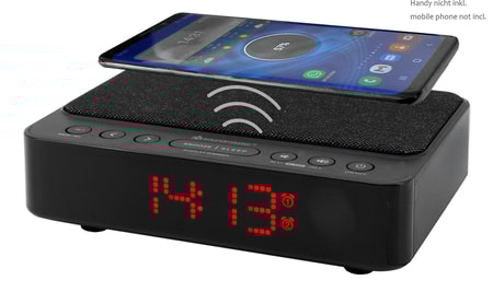 UR124 Schwarz Radiowecker