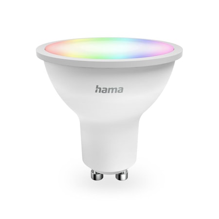 Smarte WLAN-LED-Lampe, GU10, Matter, 4,9W, RGBW, für Sprach-/App-Steuerung (00176642)