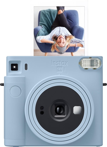 Instax Square SQ1 glacier blue  incl. Film (10 Blatt) Sofortbildkamera