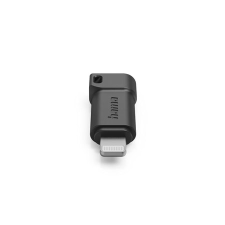 USB-C-Adapter auf Apple Lightning-Stecker, MFI, Schwarz (00201734)