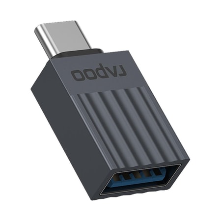 USB-C Adapter, USB-C auf USB-A, grau