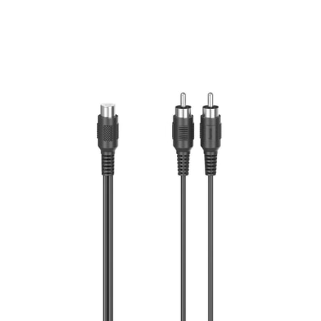 Subwoofer-Adapter, 2 Cinch-Stecker - Cinch-Kupplung