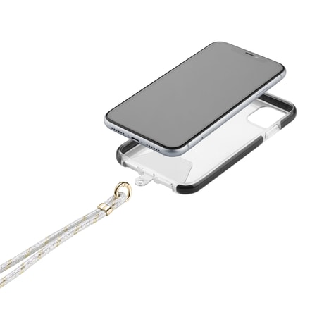 Universal Necklace Strap Lace Silver (60639)