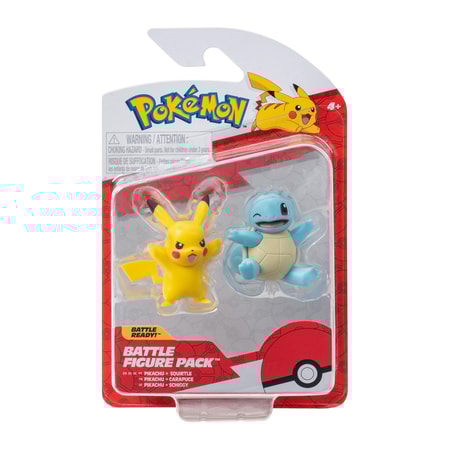 Battle Figure First Partner 2er Pack Schiggy Pikachu