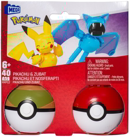Pokémon Poké Ball Coll. (Coll. Of 3) - Pikachu And Zubat (Os)