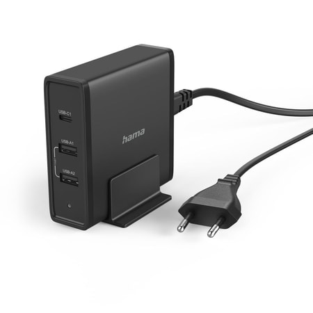 Universal-USB-C-Ladestation, 3 Ports, Power Delivery (PD), 5-20V/65W